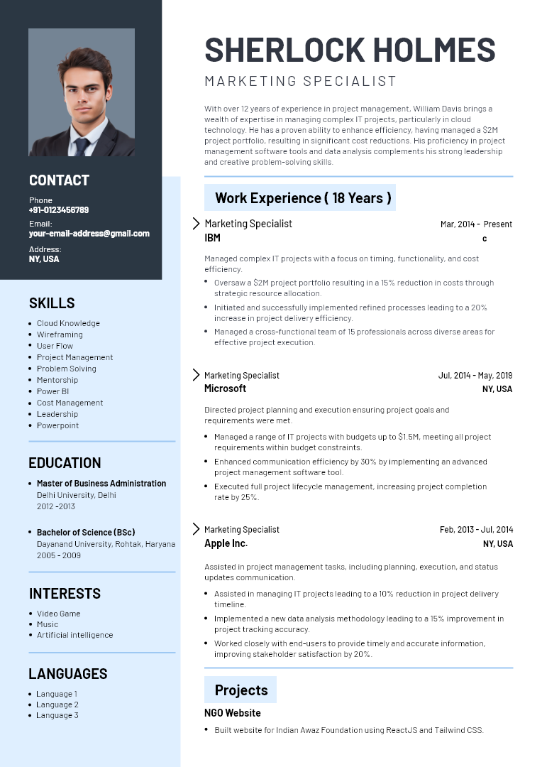 Resume Template 3